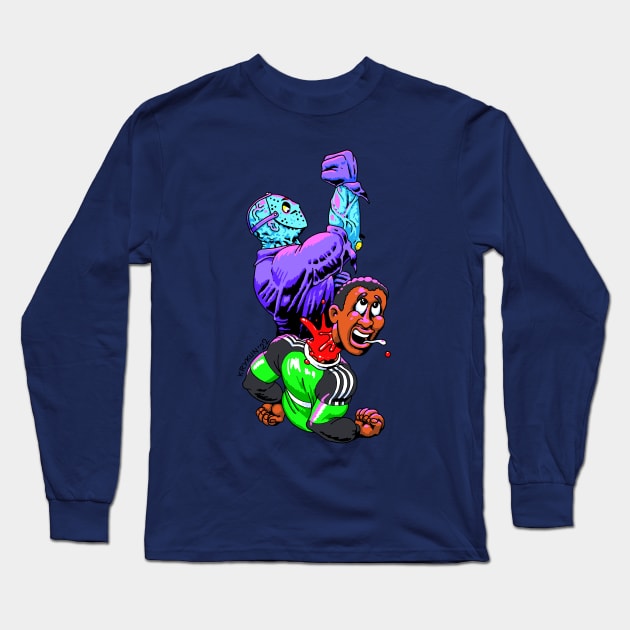 Jason Punch-Out!! NES colors Long Sleeve T-Shirt by SerhiyKrykun